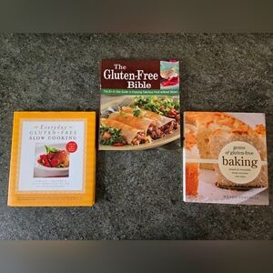 LOT OF 3! Gluten Free Cook Books - Various Authors